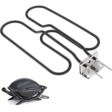 Union – Élément chauffant de rechange pour barbecue Weber Q140/Q1400 – Acier inoxydable – 2200W – Dimensions 40,5 x 20,5 cm – Installation facile