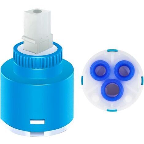 Cartouche de filtre pour robinet mitigeur en céramique 35 mm 121894, pièce de rechange pour robinet haute pression, compatible avec évier de cuisine blanc et douche.
