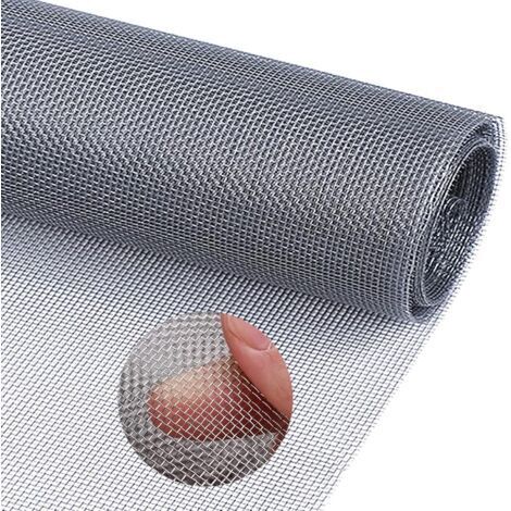 Feuilles filtrantes en acier inoxydable - rouleau de 30 x 120 cm, maille fine 30 pour grilles de ventilation haute résistance