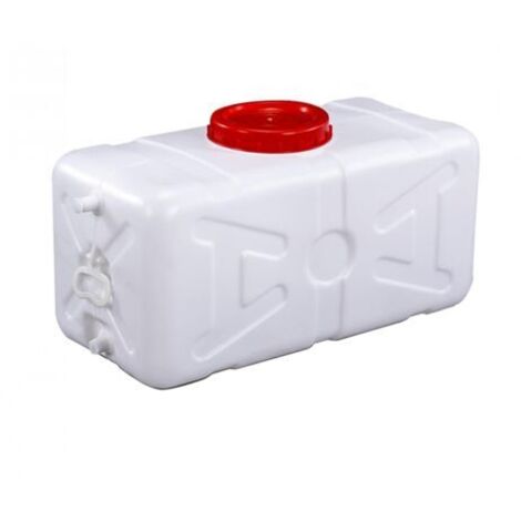 Réservoir d'eau en plastique blanc de haute qualité de 25 à 200 litres pour un usage domestique, portable et adapté à l'eau potable