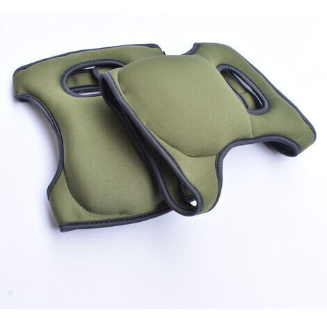 Sollbry Genouillères de jardinage, coussin doux, Ultra confortable, protection des genoux pour jardinier domestique, récurage des sols, vert foncé (1/3)