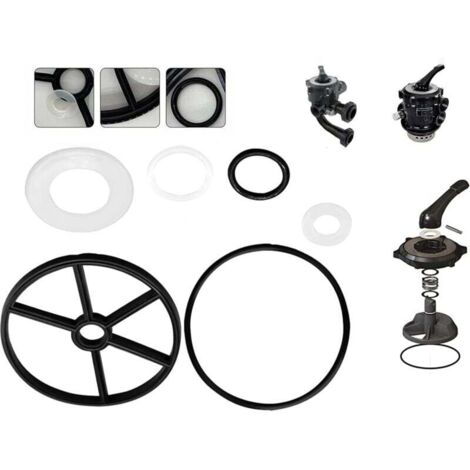Pièces de filtre à sable pour piscine, kit de joint araignée, valve de rechange Hayward Vario Flo multiport de 5,1 cm, compatible avec le kit Hayward 1 1/2" SP0710 SP0710X SP0711 SP0712