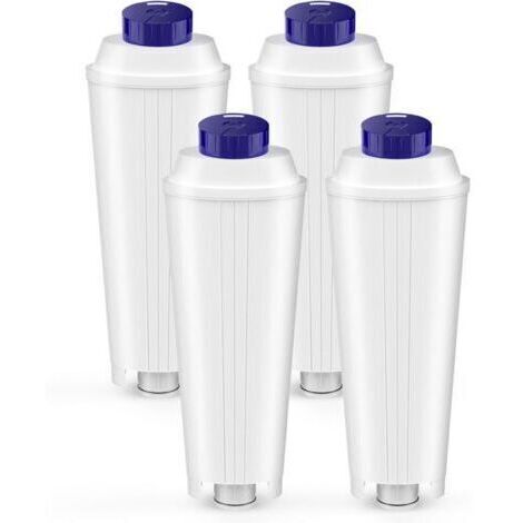 4 Pcs Filtres pour Delonghi Magnifica s,Dinamica,ECAM,ESAM,ETAM,Primadonna,BCO,EC Serie Machine à café , Cartouches de Filtre à eau pour Delonghi , pour Adoucir l'eau et Réduire le Calcaire