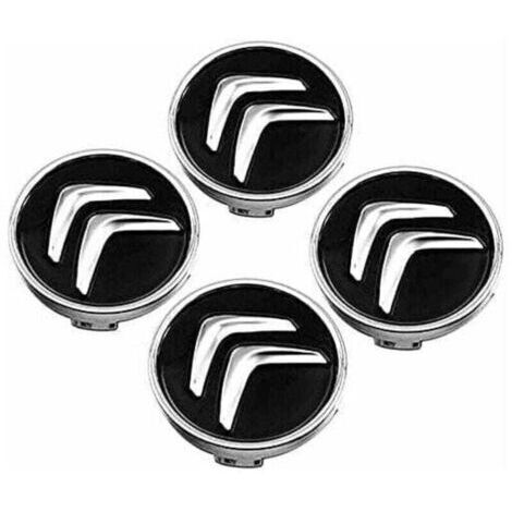 SNQ – Cache-moyeu 4 pièces pour Citroen C4 Picasso C3 Berlingo C5 X7 C2 C1 Ds3 ZX Xsara C8 DS DS4 60MM – Enjoliveurs de roue en ABS – Installation facile
