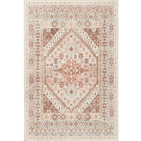 Tapis de salon 4060cm orange imitation cachemire lavé tapis de sol lavable tapis rétro grande surface tapis anti-salissure décoration de la maison