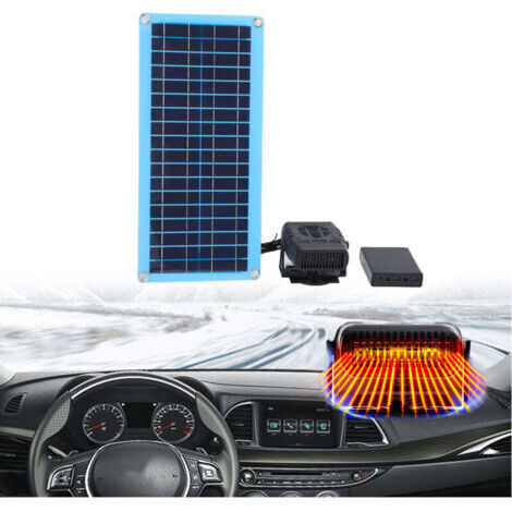 Kit de chauffage de serre avec panneau solaire 30 W et chauffage pour la maison - Chauffage de volaille - Kit de chauffage solaire pour le séchage et le chauffage
