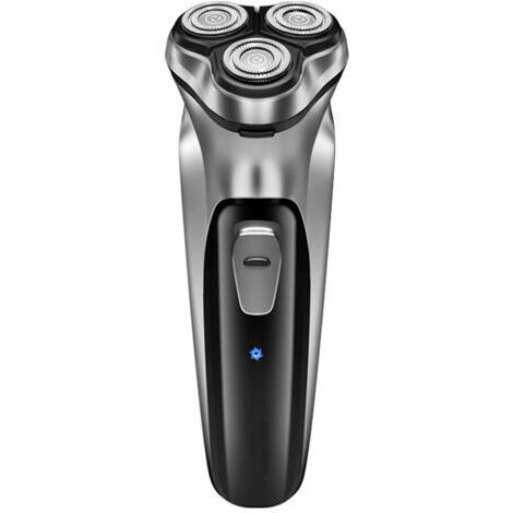 Rasoir électrique pour homme, rechargeable, humide et sec, avec têtes rotatives 3D, écran LCD, portable pour la maison et la salle de bain