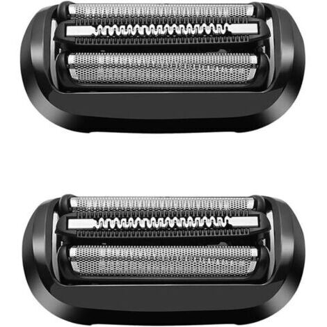 Lot de 2 têtes de rechange 53B Series 5 compatibles avec Braun Series 5 - Têtes de rechange pour rasoir