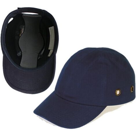 Casquette de sécurité respirante – Coque ABS 4 trous – 200g – Norme EPI – Pour chantiers, soudeurs, mécaniciens – Couleur bleue
