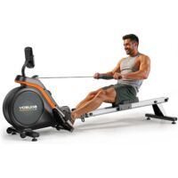 YOSUDA Vogatore Professionale per Casa, 16 Livelli di Resistenza, Vogatore Magnetico Silenzioso con APP, Monitor Bluetooth & Stent Capacità di Carico 160KG