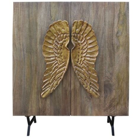 Credenza DKD Home Decor Marrone Dorato Legno di mango 100 x 45 x 120 cm 100 x 50 x 120 cm (1/3)