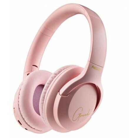 Cuffie - NGS - ARTICA GREED PINK - Bluetooth 5.1 - Autonomia 10 ore - Microfono integrato (1/4)