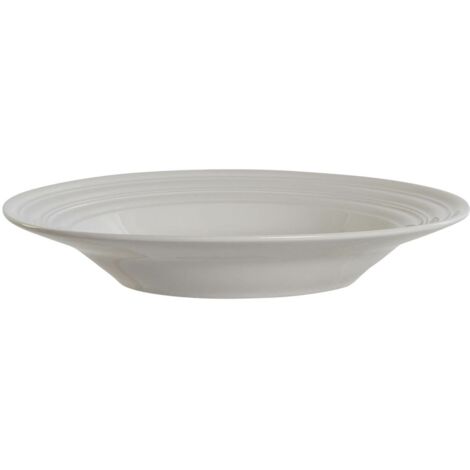 Plato hondo - DKD Home Decor - Pack de 4 - Porcelana - Blanco - No apto para microondas (1/3)
