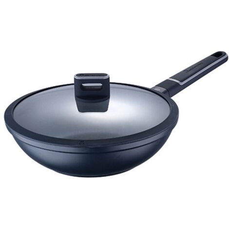 Wok - MASTERPRO - BGMP-7975 (MasterPRO Indigo) - 28 cm - Fuente de aluminio - Recubrimiento Xylan Plus (1/5)