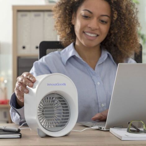 Mini Air Conditioner Ultrasonic Humidifier With LED Koolizer Innovagoods