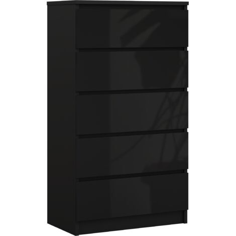 Cassettiera: 5 cassetti, cashmere, 70 x 39 x 125 cm