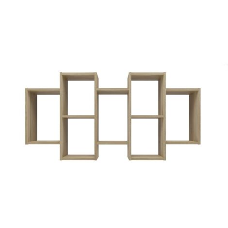 Mensole sospese, rovere Artisan, 90 x 73,5 x 15 cm (1/5)