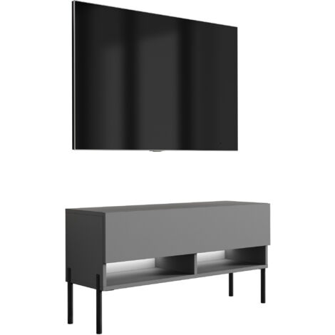 Mobile TV 100 cm Bianco opaco, 100 × 32 × 34 cm