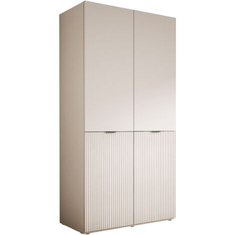 Armadio: Grigio Platino / Vetro Scanalato, 300 x 200 x 51 cm (1/5)