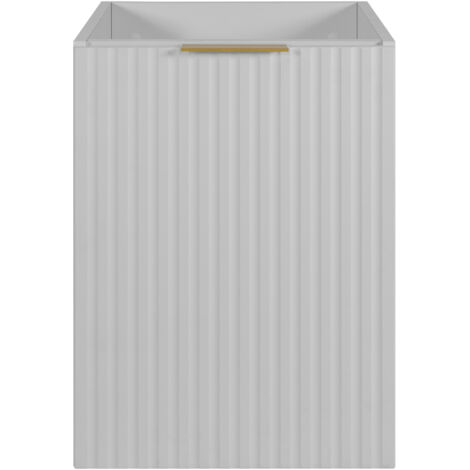Mobile da bagno, Cashmere + maniglia argento, 40 x 57 x 46 cm