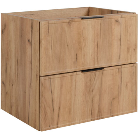 Mobile da bagno, Grigio scuro, maniglia oro, 46 x 80 x 57 cm (1/5)