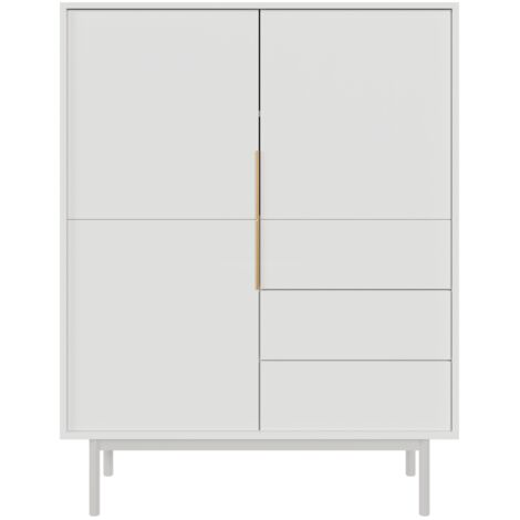 Tavolino: un cassetto, dei mobili: Nero, 48,4 x 68 x 68 cm (1/4)