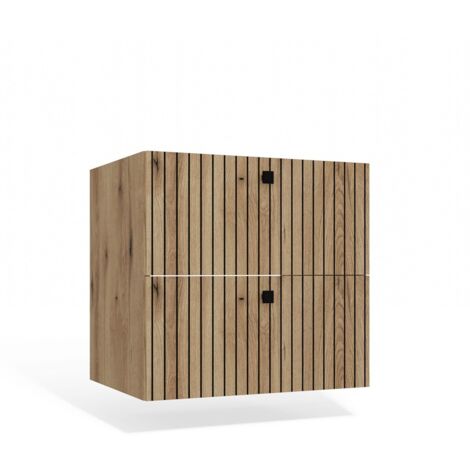 Cassettiera alta, rovere Artisan, 53,5 x 147,5 x 40 cm (1/5)