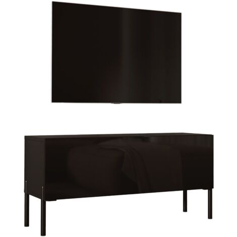 Mobile TV : Cachemire, gambe cromate, 100 x 52 x 32 cm (1/5)