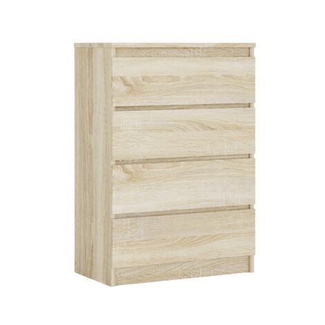 Cassettiera: 4 cassetti, caramello, 70 x 39 x 101 cm