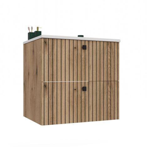 Cassettiera alta, cashmere, 53,5 x 147,5 x 40 cm (1/5)