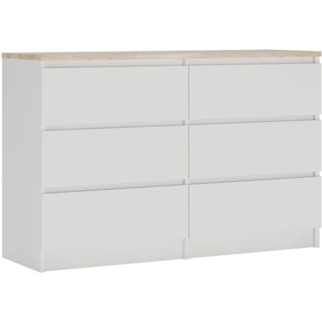 Cassettiera 8 cassetti : Rovere Artigianale, 120 x 39 x 102 cm (1/5)