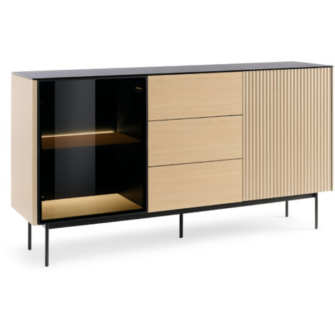 Credenza, rovere Vincenza, 157 x 84 x 39 cm (1/5)