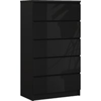 Cassettiera: 5 cassetti, cashmere, 70 x 39 x 125 cm