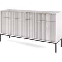 Tavolino: Cashmere, oro, 104 x 46 x 68 cm, maniglie dorate