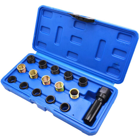 Réparation de bougie dallumage Kit Outil de Réparation de Filetage de Bougie dAllumage M14x1.25 Taraud outillage outil (1/5)