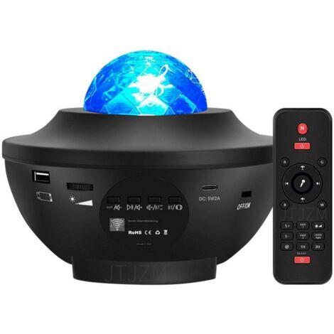 Projecteur Galaxie - Projecteur d'étoiles - Éclairage ciel étoilé - Projecteur de plafond - Compatible avec minuterie - Convient pour les décorations de fête et les cadeaux pour enfants. (1/5)
