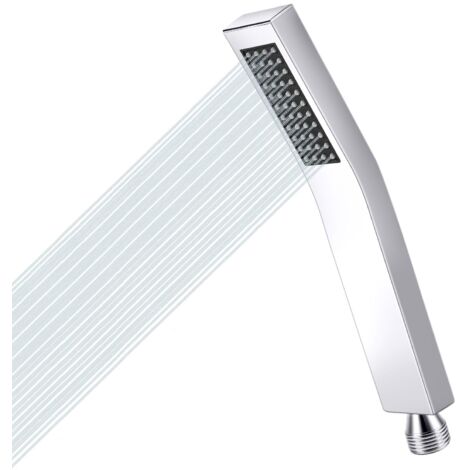 Pommeau de douche entièrement en cuivre, douchette à main entièrement en cuivre avec réglage de la pression, douchette cylindrique, entièrement en cuivre (1/5)