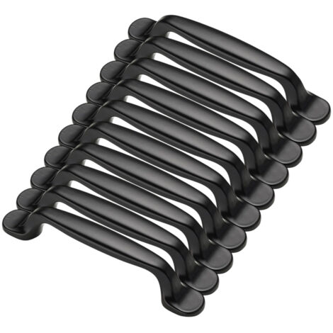 10x Cuisine Armoire Porte Poignées Placard Tiroir Chambre Meubles Tirer Entraxe 96MM, Aluminium (1/5)