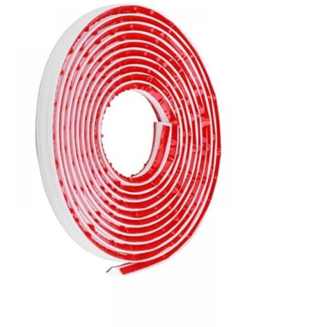 Moulure Autocollante Flexible 5M Adhésif Bandes de Calfeutrage pour Moulure Plafond 12 X 9mm Bordure de Finition Auto-adhésive en PVC Bandes de Calfeutrage pour Bords de Murs (1/5)