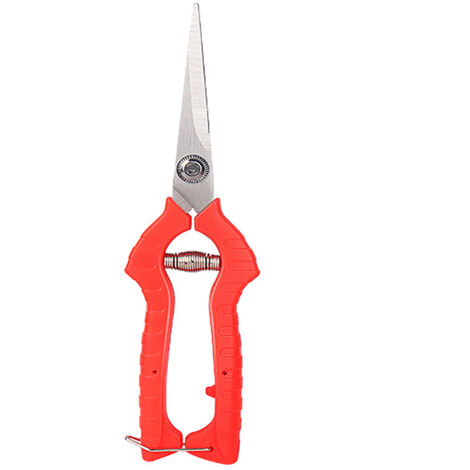 Cisaille à verger ergonomique multifonctionnelle composite à coupe de précision avec lames en acier inoxydable adaptées à la cueillette des fruits et légumes et à la taille des plantes