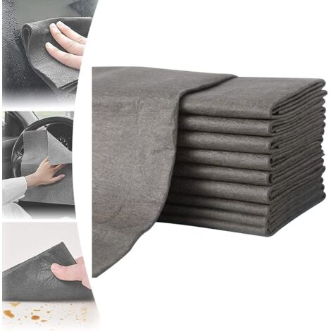 Bluedeer – Lot de 5 chiffons en microfibre épaissis 30x40 cm – Nettoyage sans traces pour vitres et surfaces lisses – Réutilisables et lavables