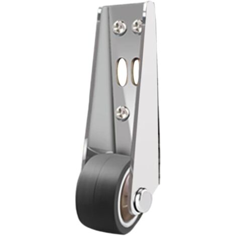 Roulette de portail, roue de support porte retombante en caoutchouc thermoplastique, petite roulette directionnelle avec vis pour portail jardin en bois, clôture jardin