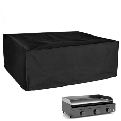 CHOYCLIT Housse, bâche de protection pour plancha, imperméable, anti UV 60 x 50 x 25 cm Noir
