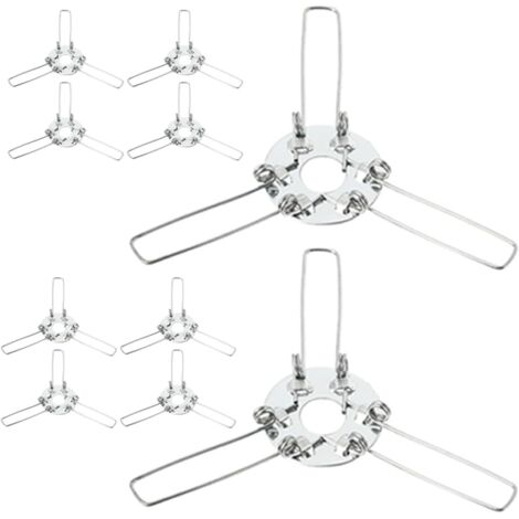 24Pièces Support de Fixation Abat Jour Kit Ressort pour Lampe Accessoires DIY pour Lampes de Bureau Chandeliers Plafonniers