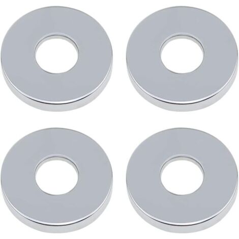 Rosace Robinet Mitigeur Douche 4 Pièces Chromées Rosasse Ouvrante Robinetterie 26mm (3/4 ") Acier Inoxydable Rosace Plomberie Plate Basse for Cuisine Salle de Bain (1/4)