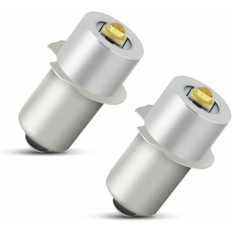 CHOYCLIT Ampoule de Lampe de Poche à LED 5W 6-24V P13.5S Mise à Niveau de Puissance élevée Kit de Conversion de Remplacement de l'ampoule de LED(Lot de 2) (1/5)