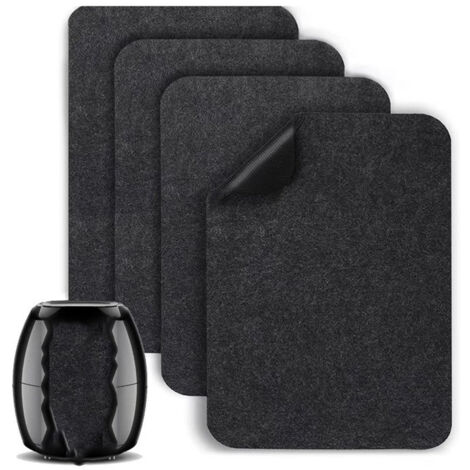 Tapis RéSistant à La Chaleur pour Friteuse à Air Tapis de Protection Plan de Travail Cuisine Antidérapant pour Friteuse à Air, Machine à Café, Mélangeur (44×30CM,4 Pièces)
