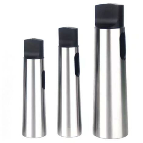 Lot de 3pcs Cône Morse douille de perçage Réduction adaptateur pour tour de fraisage (MT1 à MT2, MT3 à MT2, MT3 à MT4) (1/5)