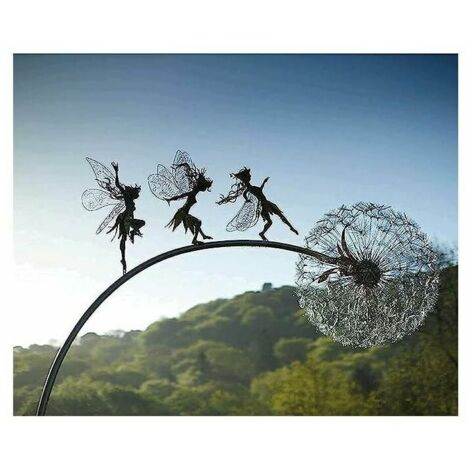 KZQ – Statue de jardin en métal 120cm – Traitement antirouille – Décoration extérieure résistante aux intempéries – Design réaliste