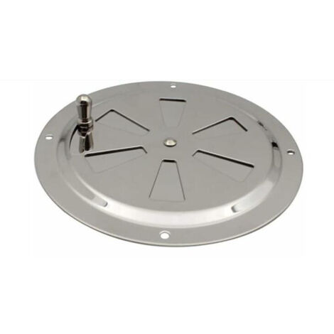 Aafgvc – Grille de ventilation ronde en acier inoxydable 316 – Résistante à la corrosion – Diamètre 125mm – Installation rapide pour salles de bains et cuisines (1/5)